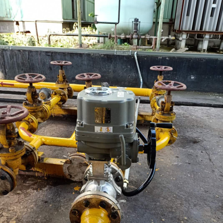 液氨電動緊急切斷閥蘇州工業園區應用案例-永龍閥門